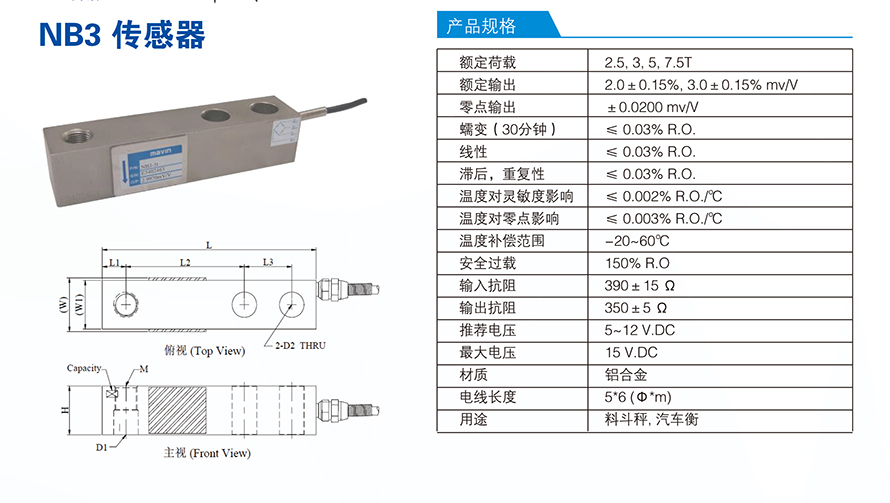 NB3稱重傳感器